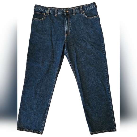 Carhartt Blue Relaxed Jeans - Sz 44 X 32 - Picture 2 of 6